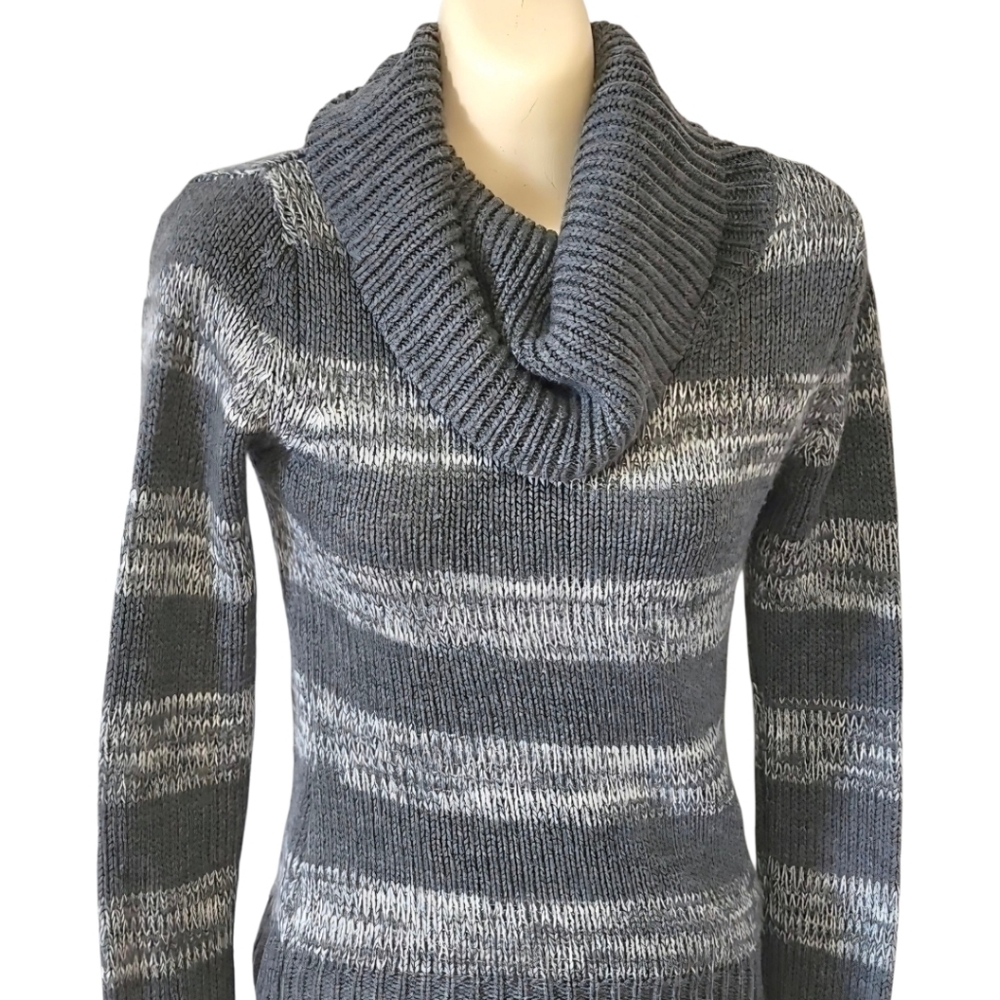 Gray and White Sweater  Small